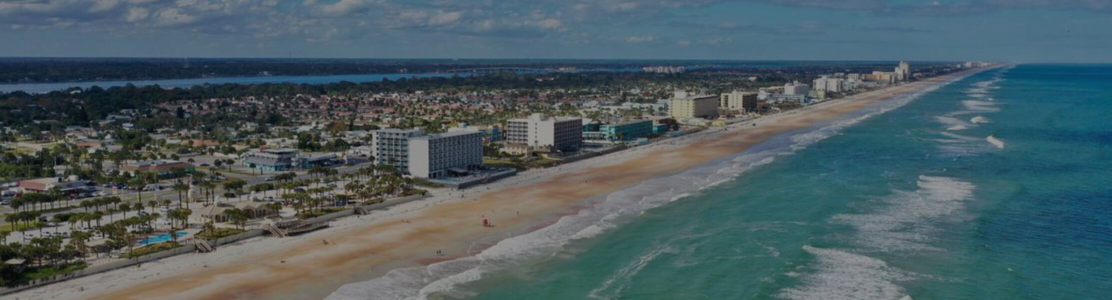 Central Florida community coastline representing local property management support